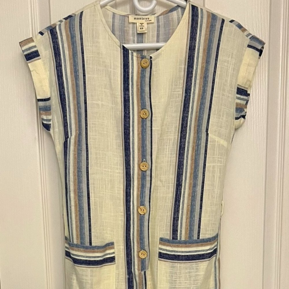 Striped Lightweight Summer Jumpsuit